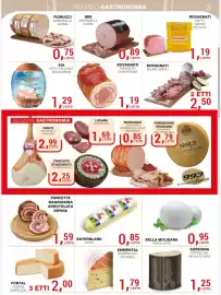 Volantino Supermercati Spesa Mia Pagina 3: Salame Napoli Rovagnati €2,50, Bavaria filato €0,85