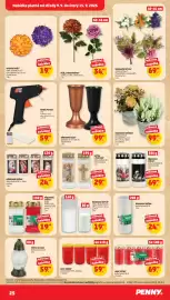 Penny Market leták týden 37 Strana 25: Hřbitovní váza €99,90, Svíčka s motivem €29,90