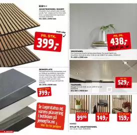 Jem & fix kundeavis Side 12: HYLLE TIL AKUSTIKKPANEL €99,90, VEGGPANEL €438,00