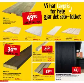 Jem & fix kundeavis Side 8: FURU LEKTER, FURU TERRASSEBORD ROYAL €34,90