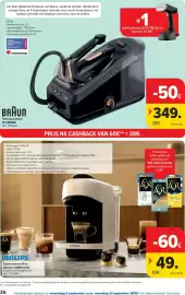 Carrefour folder Pagina 26: Stoomcentrale Braun €349,00, Philips espressomachine barista lm9512/00 €49,00