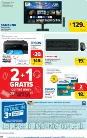 Carrefour folder Pagina 28: Epson printer eco tank et-1810 €149,00, Draadloos toetsenbord en draadloze muis €19,99
