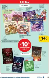 Carrefour folder Pagina 33: De harteloze jager €22,70, Cozy Romantasy - Comfy kleurboek €14,00