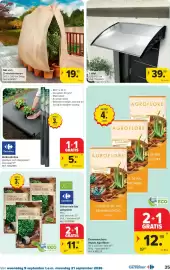 Carrefour folder Pagina 35: Set van 2 winterhoezen €19,99, Onkruidvlies €5,99