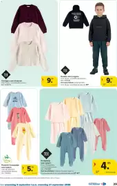 Carrefour folder Pagina 39: Kruippakje voor baby's €4,99, Hoodie voor jongens €9,99