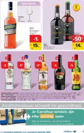 Carrefour folder Pagina 7: Porto Offley Tawny of White €14,00, Baileys the original irish cream €3,00
