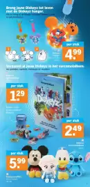 Albert Heijn folder week 37 Pagina 3: Diskeyz hanger €4,99, Disney knuffels €5,99