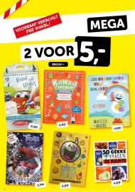 Boekenvoordeel folder Pagina 2: Trolls wereldtour stickerboek €2,99, Smiley party €2,99