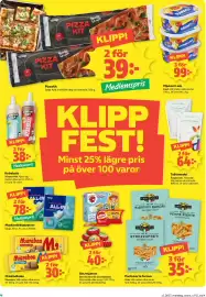 Coop reklamblad vecka 37 Sida 4: Kavli mjukost €99,00, Coop maskindisktabletter €78,00