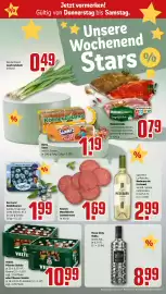 REWE DE tilbudsavis uge 37 Side 28: SanLucar Heidelbeeren €1,99, Veltins Pilsener Steinie €10,99