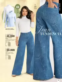 Catálogo Carmel Página 71: Jean tiro alto, amplio, denim algodón poliéster spandex €99.999,00