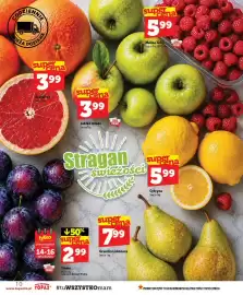Topaz gazetka tydzień 37 Strona 10: Jabłka młode €3,99, Gruszki Limonera €7,99