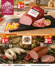 Topaz gazetka tydzień 37 Strona 22: Kiełbasa szynkowa Od Szymona €2,49, Szynka wędzarza Olewnik €2,99