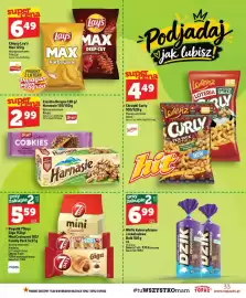 Topaz gazetka tydzień 37 Strona 33: Chipsy Lay's Max karbowane Salt €6,49, Ciastka Bergen Cookies €2,99