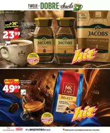 Topaz gazetka tydzień 37 Strona 34: Kawa ziarnista MK Cafe Select €49,99, Kawa rozpuszczalna Jacobs Crema €23,99
