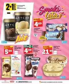 Topaz gazetka tydzień 37 Strona 36: Lody Ferrero Rocher €5,99, Lody Monte na patyku €4,49