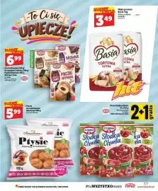 Topaz gazetka tydzień 37 Strona 37: Mąka pszenna Basia €3,49, Ciasto Brownie Airfryer Cake Dr. Oetker €6,99