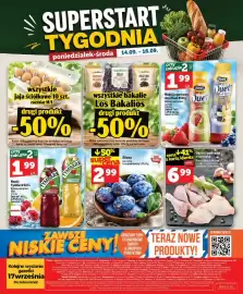 Topaz gazetka tydzień 37 Strona 48: Napój Tymbark jabłko-wiśnia €1,99, Napój jogurtowy Jovi Duet jagoda-wanilia €1,99