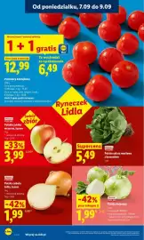 Lidl gazetka Strona 32: Cebula żółta polska luzem Ryneczek Lidla €1,99, Jabłka polskie wczesne luzem Ryneczek Lidla €3,99