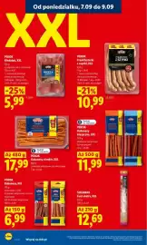 Lidl gazetka Strona 38: Kabanosy XXL wieprzowe z chili Pikok €6,99, Fuet ekstra XXL Sol & Mar €12,69