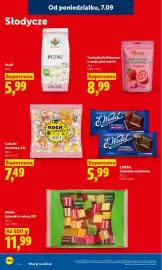 Lidl gazetka Strona 76: Czekolada nadziewana gorzka wiśniowa E.Wedel €5,99, Cukierki deseniowe XXL Rock Candies €7,49