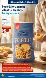 Lidl gazetka Strona 78: Makaron Tagliatelle tłoczony z użyciem matrycy z brązu Combino €5,49