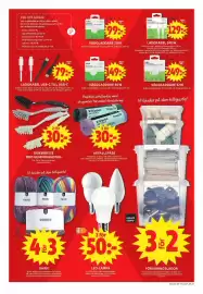 ICA Maxi reklamblad vecka 37 Sida 13: Ninjaplast avfallspåse €30,00, Diskborste med gummihandtag €30,00