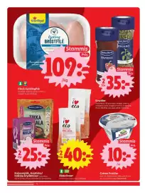 ICA Nära reklamblad vecka 37 Sida 6: Färsk kycklingfilé, Medlemspris, Kryddor, Medlemspris