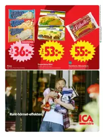 ICA Nära reklamblad vecka 37 Sida 8: Enportionsrätter €53,00, Pizza, Medlemspris
