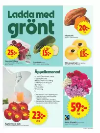 ICA Supermarket reklamblad vecka 37 Sida 5: Zucchini €15,00, Ica plommon €25,00