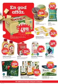 Willys reklamblad vecka 37 Sida 6: MUNKAR €28,00, EKOLOGISK VISPGRÄDDE €18,90