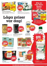 Willys reklamblad vecka 37 Sida 7: TE 20-PACK €20,00, SKIVAT BACON 3-PACK €32,90