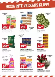 City Gross reklamblad vecka 37 Sida 7: Kronärtskocka €14,95, Skivat bacon €49,95