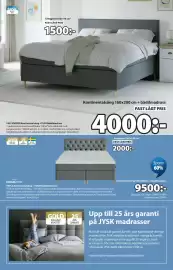 JYSK reklamblad Sida 12: Sänggavel 160x124 cm €2.000,00, DREAMZONE TEVLA kontinentalsäng + TOSEN bäddmadrass €9.500,00