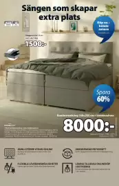 JYSK reklamblad Sida 13: TYSLA kontinentalsäng + KOLA bäddmadrass €8.000,00, Sänggavel 160x115 cm €1.500,00
