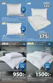 JYSK reklamblad Sida 14: Kudde 50x60 cm €125,00, VERDAL silkeskudde €100,00
