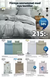 JYSK reklamblad Sida 17: ELMA påslakanset €275,00, ERIKA påslakanset i flanell €225,00