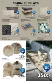 JYSK reklamblad Sida 20: HAGTORN fleecepläd €100,00, INKALILJE quiltad pläd €100,00