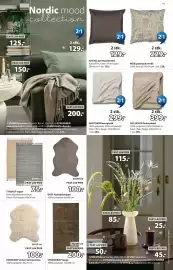 JYSK kundeavis Side 19: Korsknap imitert lammeskinn €100,00, Hassel pynteputtrekk €129,00