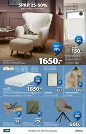 JYSK kundeavis Side 24: Taks imitert lammeskinn €115,00, Oscar ramme €44,00