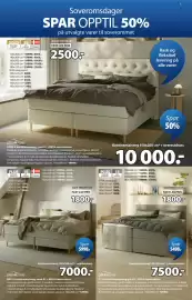 JYSK kundeavis Side 5: Dreamzone tysla kontinentalseng grå-23 + eksko overmadrass €7.500,00