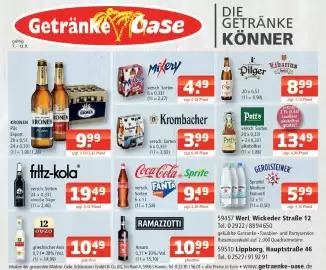 Getränke Oase Prospekt Seite 1