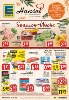 Edeka Honsel Prospekt (gültig bis 12-09)