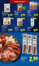 Volantino Lidl settimana 37 Pagina 23: ALPENFESTSTYLE Salsicce alla birra €2,99, PERLENBACHER Birra Helles €0,65