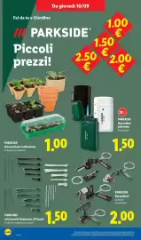Volantino Lidl settimana 37 Pagina 26: PARKSIDE Accessori per coltivazione €1,00, PARKSIDE Accendino antivento €1,50