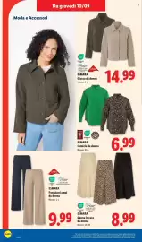 Volantino Lidl settimana 37 Pagina 34: Esmara Giacca da donna €14,99, ESMARA Gonna in raso da donna €8,99