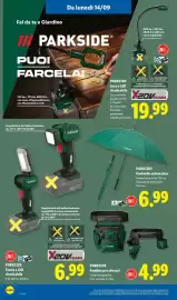 Volantino Lidl settimana 37 Pagina 40: PARKSIDE Fondina per attrezzi €4,99, PARKSIDE Torcia a LED ricaricabile €6,99