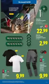 Volantino Lidl settimana 37 Pagina 41: PARKSIDE Smerigliatrice angolare €22,99