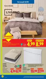 Volantino Lidl settimana 37 Pagina 42: LIVARNO Parure copripiumino Singolo €4,99