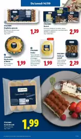 Volantino Lidl settimana 37 Pagina 55: Italiamo Savoiardi Sardi €1,99, Italiamo Ricotta dolce al limone €1,99